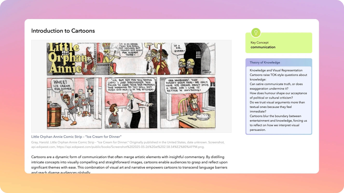A textbook students want to read