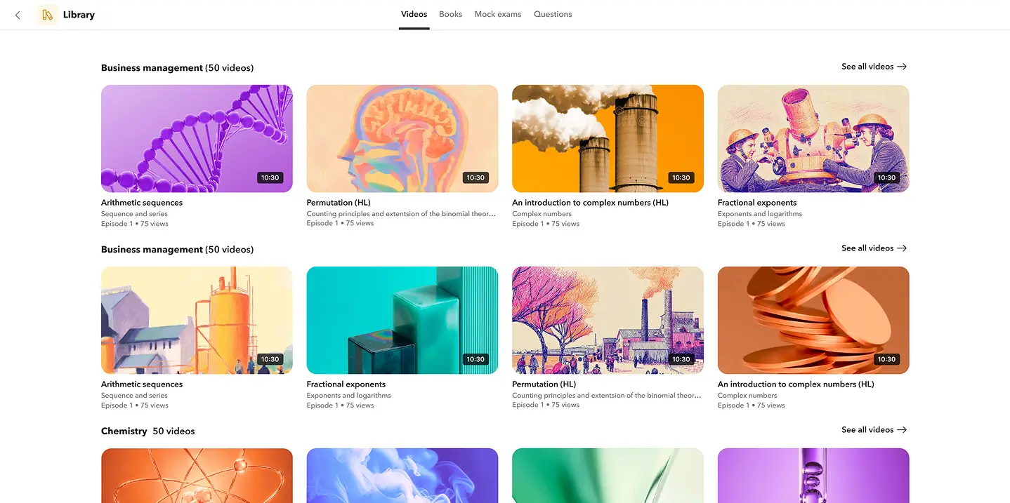 GrowHall video library preview