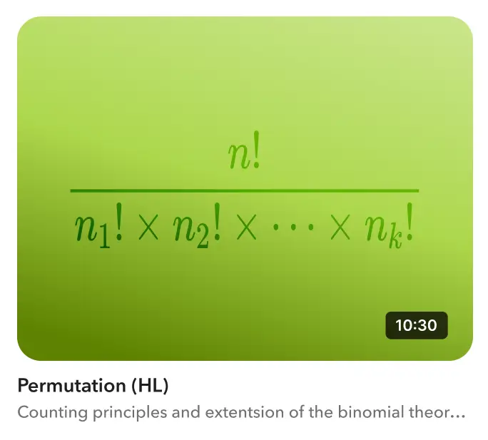 The binomial theorem